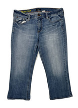 J Crew Matchstick Women Size 31 (Measure 32x20) Light Capri Denim Jeans - £10.21 GBP