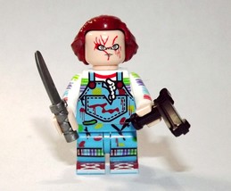 Chucky V2 Child&#39;s Play Horror Movie Halloween Minifigure US Toy - £4.65 GBP