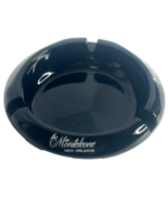 The Hotel Monteleone New Orleans Vtg Black Glass Ashtray French Quarter ... - £21.57 GBP