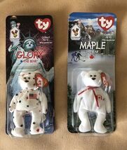 Beanie Babies McDonald House plush Glory USA &amp; Maple Canada The Bear - $19.95