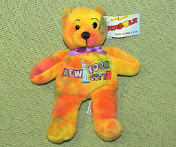 Sybolz New York City B EAN Bag Teddy With Tag 2008 Rgu 8" Plush Stuffed Animal Toy - $9.00