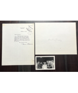 Lot Eleanor Roosevelt Photo Quoddy ME Photocopied Signature Card &amp; 1934 ... - $12.99