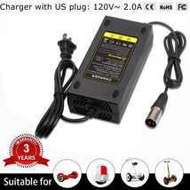 Electric Bike 48V Lithium Battery Charger 3 Pin Xlr Plug 54.6V 13S Power... - £28.02 GBP