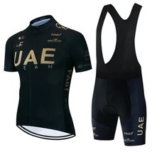 Cycling Clothes UAE Men&#39;s Jersey Suit Road Bike Uniform Bib Mtb Male Clothing Ja - £94.68 GBP