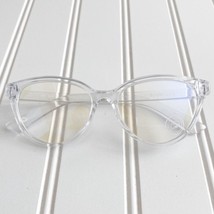 The Book Club Art of Snore Blue Light Glasses Cellophane Clear Acrylic F... - $12.00