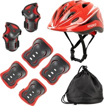 Kids Protective Gear Adjustable Protective Helmet Kids Carrying Bag Cpsc - £34.80 GBP