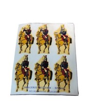 Vtg French Military Stickers Music Infantry - £11.73 GBP
