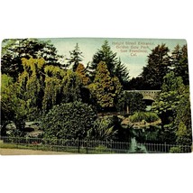 Vintage Postcard, Haight St Entrance, Golden Gate Park San Francisco California - £7.46 GBP