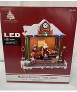 Enchanted Forest Musical Animated Train Station Christmas Multi color LE... - £71.71 GBP