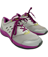 Vionic Women Venture Sneaker Size 7.5 Grey Purple Lace Up Walking Shoe C... - $37.48 CAD