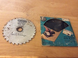 Vintage Sears Craftsman Kromedge Saw Blade 4” Dia 1/2” Hole - £15.90 GBP