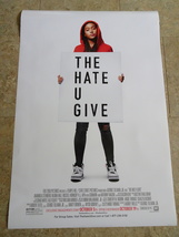 THE HATE U GIVE - MOVIE POSTER WITH AMANDA STENBERG - £16.49 GBP