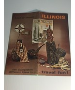 VINTAGE 1960&#39;s Illinois &quot; Land of Lincoln&quot; Travel Fun, Chicago, Springfield - £4.47 GBP