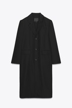 ZARA BNWT 2025. BLACK OVERSIZED FROCK COAT VISCOSE POCKETS. 8819/062/800 - $202.10