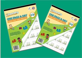 Channies One Page A Day Workbook, Double Digit Math Practice Worksheets... - £17.50 GBP
