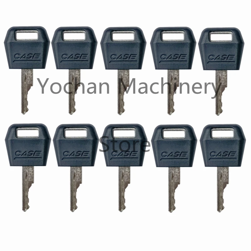 Play 10Pcs High Quality Ignition D250 key For Case International Tractor 1835C S - £44.24 GBP