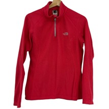 North Face fleece pullover M womens pink TKA 100 Microvelour Glacier sweatshirt - £20.87 GBP