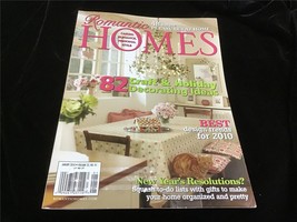 Romantic Homes Magazine January 2010 82 Craft &amp; Holiday Decorating Ideas - £9.38 GBP
