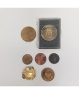 Vtg Token &amp; Commerative Coin Lot of 7, Miss Liberty, World&#39;s Fair, Arizo... - £19.42 GBP