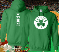 NBA Boston Celtics Larry Bird or Custom Name/Number Hoodie S-3X - £29.13 GBP+