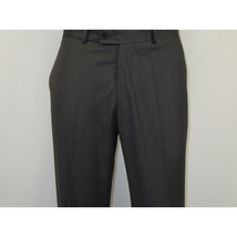 Men Suit BERLUSCONI Turkey 100% Soft Italian Wool Super 180's #Ber26 Gray Plaid image 9