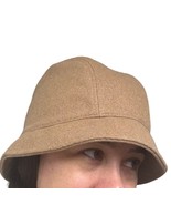 Lands End Womens Camel Wool Blend Fleece Lined Bucket Hat Size Small/Medium - $17.82