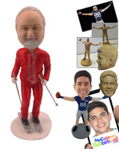 Personalized Bobblehead Down The Hill Skier In Full Skiing Outfit - Sports &amp; Hob - £72.72 GBP