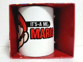 SUPER MARIO IT&#39;S-A ME Mario Official 11oz Mug NINTENDO 2017 Rare - $51.43