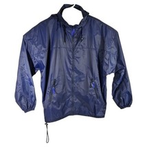 Vintage K-Way Jacket Mens XXL Windbreaker Blue Lightweight Rain Coat Waterproof - £45.92 GBP