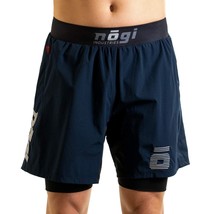 Ghost 7&quot; Premium Lined Grappling Shorts - Neptune BLUE Nogi Industries BJJ MMA - £54.68 GBP