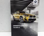 Factory Original 2018 BMW X2 Owners Manual [Paperback] Auto Manuals - $122.49