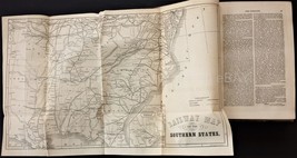 1862 Antique Us Cyclopedia History Civil War Maps Science Literature Military - £96.87 GBP