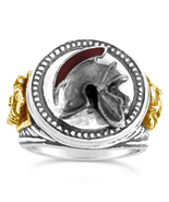 Praetorian Guard,Helmet men&#39;s Ring......sterling silver.925 - £73.31 GBP