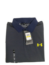 UNDER ARMOUR THE PERFORMANCE 3.0 GOLF STRIPE POLO SHIRT NAVY  SIZE SMALL - $29.65