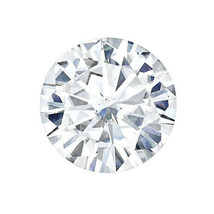 Charles and Colvard Forever One Moissanite 8mm Round With Certificate - £469.77 GBP