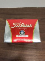 1 Dozen Titleist DT Solo Golf Ball 12 Count New W/ Sun American Insuranc... - £20.77 GBP