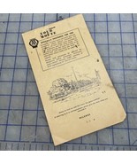 Automobile Association Your Route Pamphlet Directions Age Unknown - $14.75