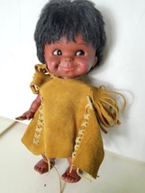 Vintage Reliable Toy Co Made In Canada Native American Doll Eskimo Vtg Retro - £135.71 GBP
