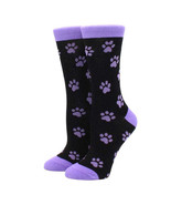 Purple Paw Print Dog Lover Socks from the Sock Panda - £7.23 GBP
