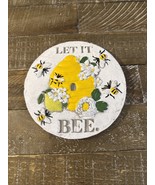 Summer Garden Painted Rock Sealed Rock Let It Bee - $261.15 MXN