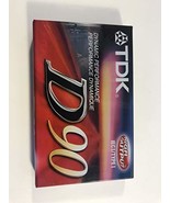 TDK Standard Size Audio Cassette Cassette,D90 Audio A00808-20 (Pack of 1) - $8.52
