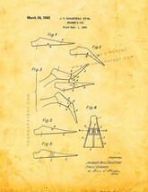 Swimmer&#39;s Fin Patent Print - Golden Look - £6.34 GBP+