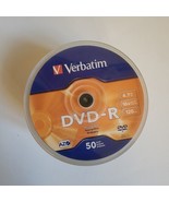 Verbatim DVD-R 4.7 GB 16X Speed 120 Min 49 Count - £5.14 GBP