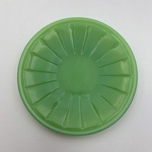 Vintage Child&#39;s Plate Interior Panel Jade by AKRO AGATE Miniature Plate ... - $12.30