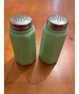 Vintage  Jadeite salt and pepper shaker set - $25.00