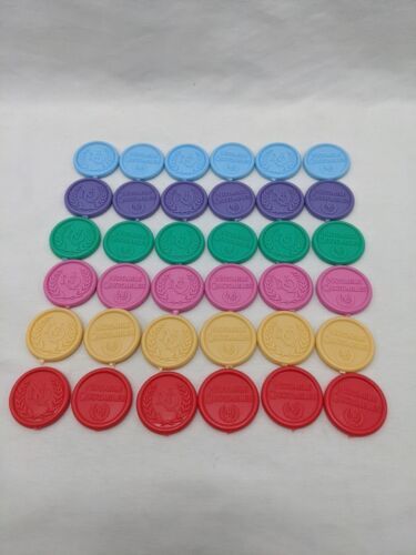 Complete Set Of (36) Notables Quoatables Board Game Player Pieces - $9.89