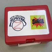 New Orleans Zephyrs Surge SGA Lunchbox Cooler Soda VTG - £23.79 GBP