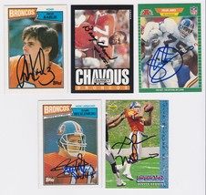 Denver Broncos Signed Autographed Lot of (5) Football Cards - Mecklenbur... - $14.99