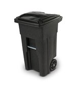 Toter 25564-R1209 Residential Heavy Duty Two Wheeled Trash Can, Blacksto... - €144,84 EUR