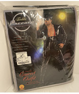 Freddie Mercury Rubies Costume concert black medium new outfit Hslloween - $46.74